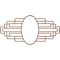 Ekena Millwork Wood Fretwork Pierced Medallion, 32"W x 16"H x 8 3/4"IW x 15 1/8"IH x 3/8"T, Wood (Paint Grade) CMWP32X16X0375EBMF - alternate 5